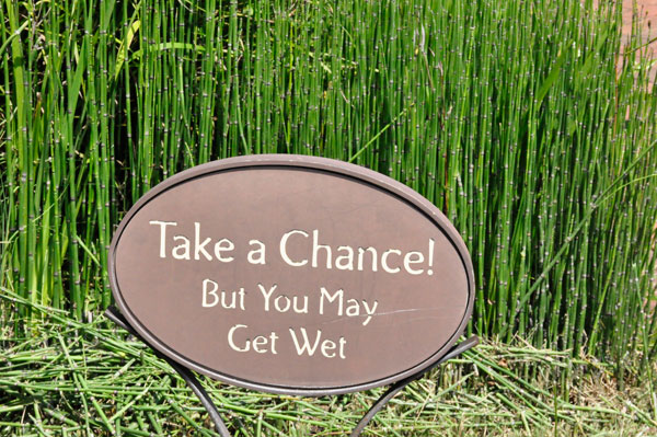wet warning sign